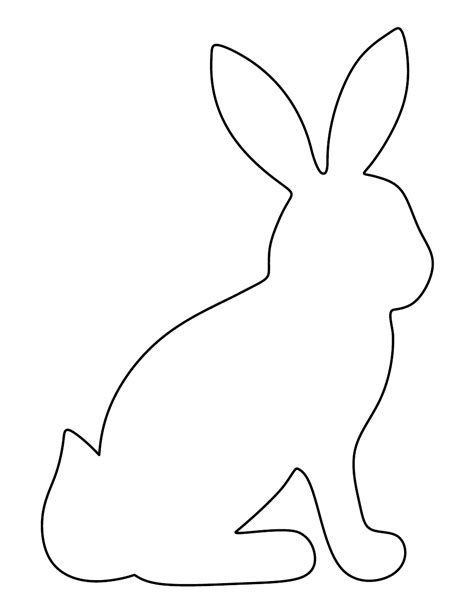 Rabbit Template Printable